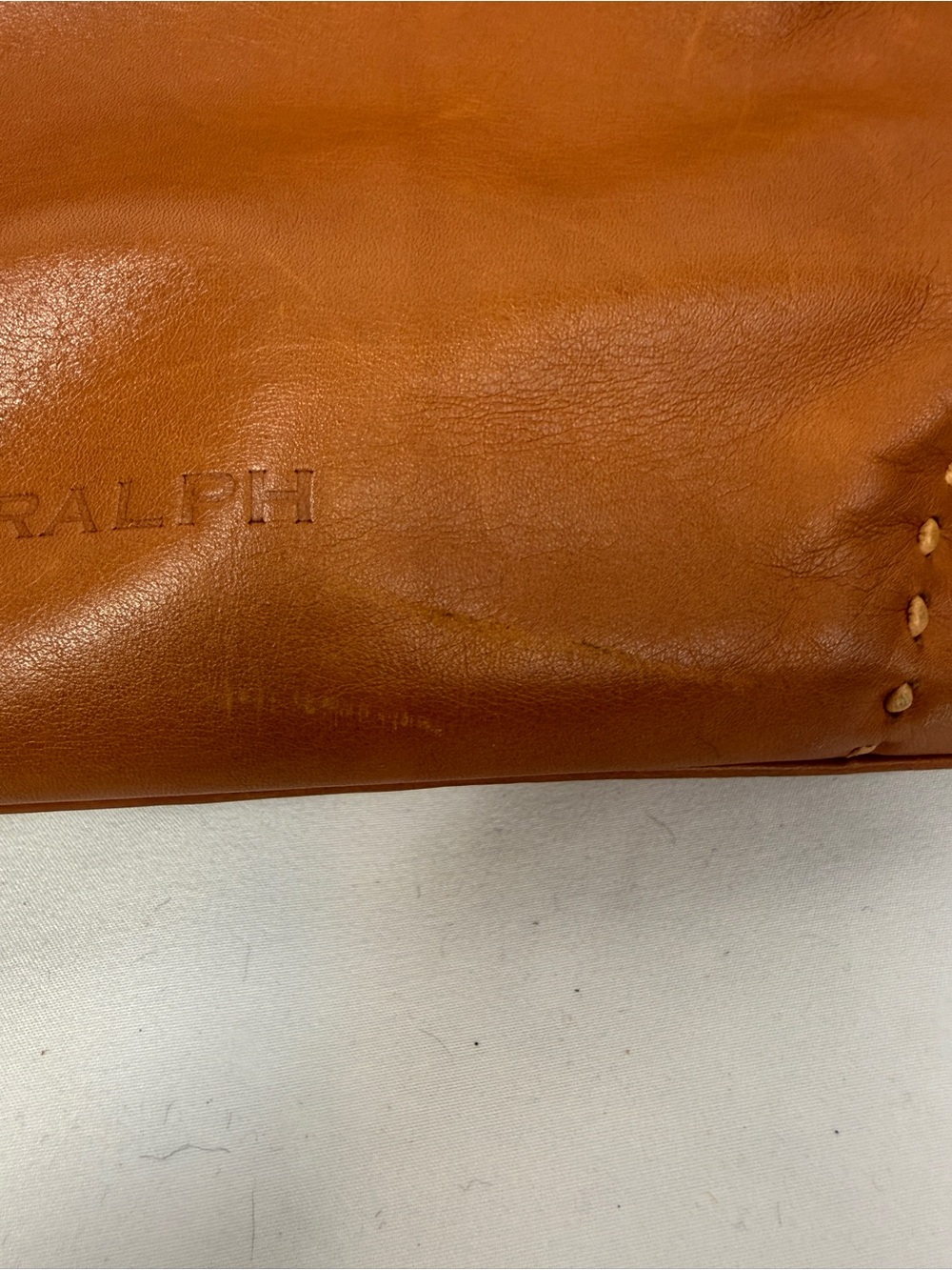 Vintage Ralph Lauren Leather Shoulder Bag - Picture 4 of 9